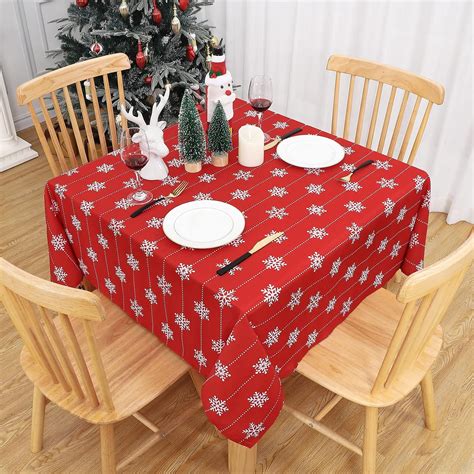 Christmas tablecloths come in different fabrics, designs, and styles to match your personal preferences. From classic red and green plaid patterns to intricate embroidered designs, we have everything you need to create a beautiful holiday tablescape. To help you choose the perfect Christmas tablecloth for your Christmas gathering, here are some ...